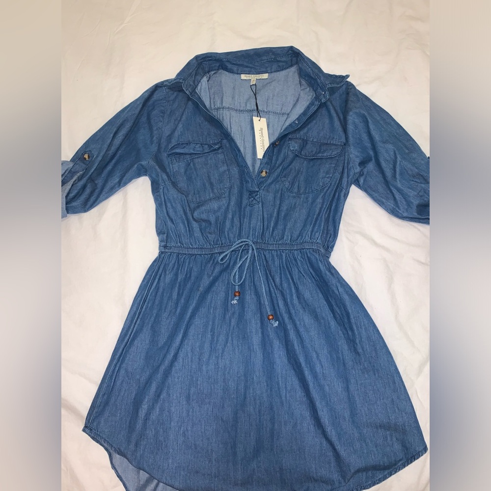 NWT Faux Denim Dress
